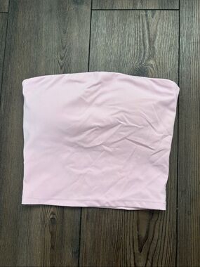 Light Pink Strapless Tube Top